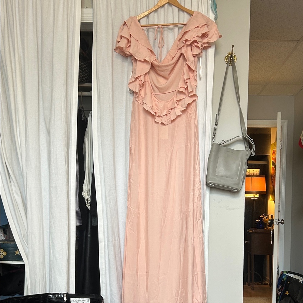 Tularosa Open Back Formal Dress